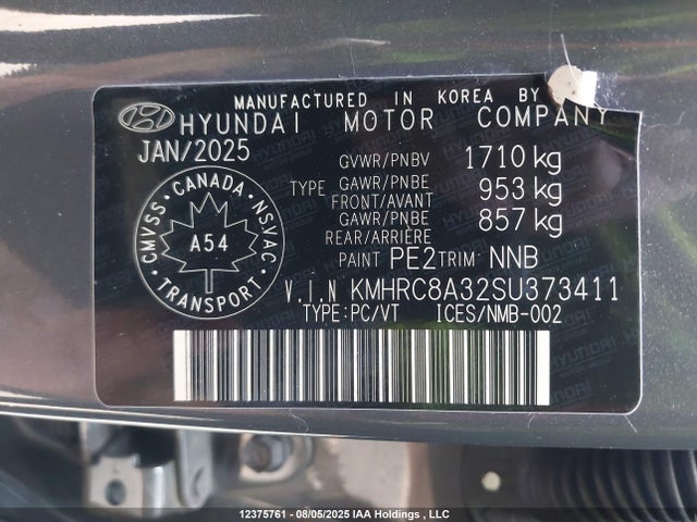 Hyundai mpi gamma ii 2025 KMHRC8A32SU373411 Image 18