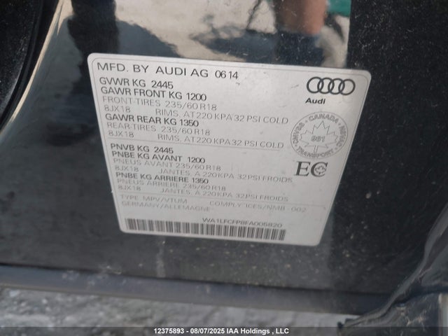 WA1LFCFP8FA005820 Audi 2.0t