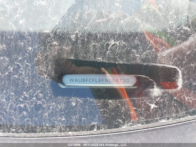 Audi flex fuel capable engine 2015 WAUBFCFL6FN006730 Image 9