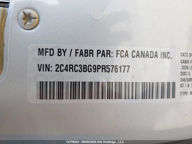 2C4RC3BG9PR576177 Chrysler 2023
