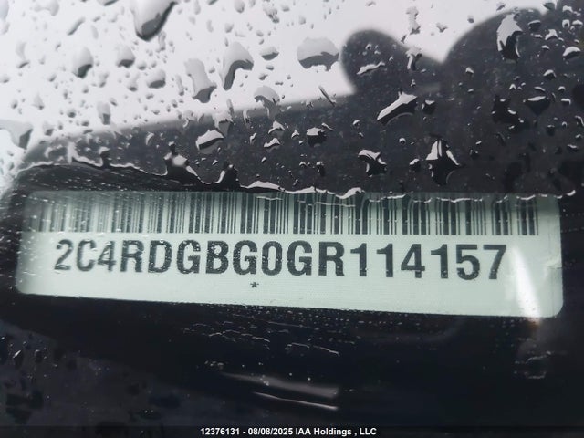 2C4RDGBG0GR114157 Dodge 2016
