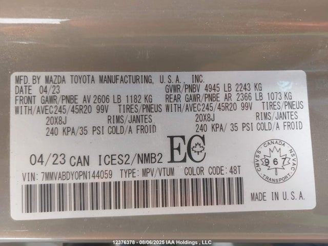 7MMVABDY0PN144059 Mazda py