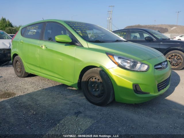 12376622 :رقم المزاد ، KMHCT5AE6DU091510 vin ، 2013 Hyundai Accent Gl مزاد بيع