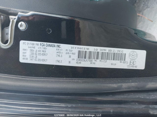 2C4RDGCG6LR175585 Dodge Grand Caravan