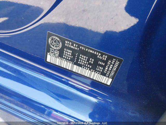 WVWKB7CD2SW233551 Volkswagen tsi