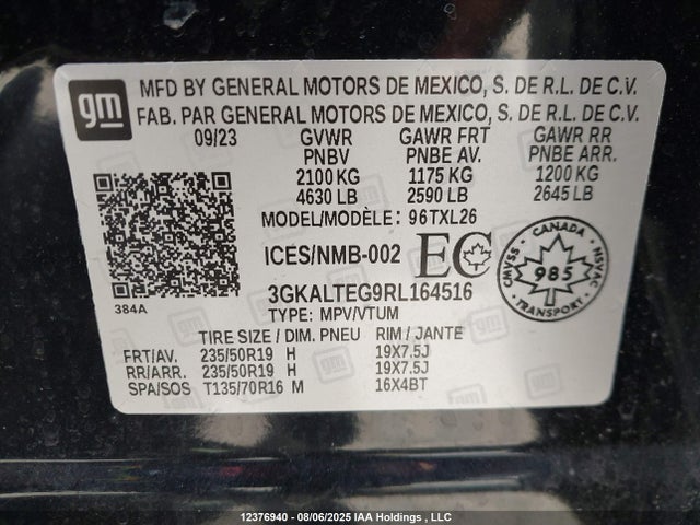 GMC lsd 2024 3GKALTEG9RL164516 Image 9