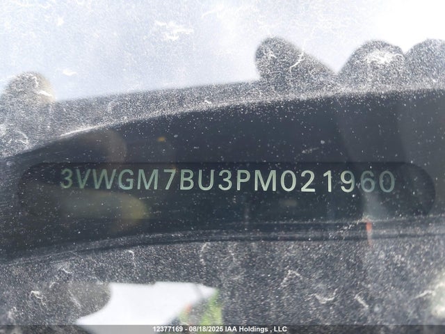 3VWGM7BU3PM021960 Volkswagen tsi