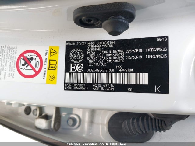 Lexus 8ar-fts 2019 JTJBARBZ0K2181028 Image 9