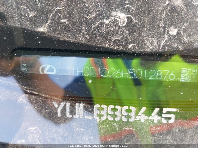 JTHCE1D26H5012876 Lexus 2gr-fse