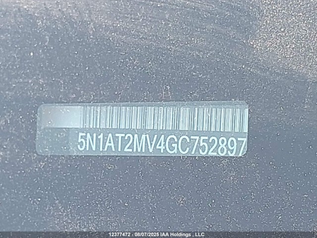 Nissan 2016 2016 5N1AT2MV4GC752897 Image 9