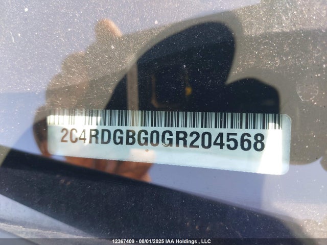 2C4RDGBG0GR204568 Dodge 2016