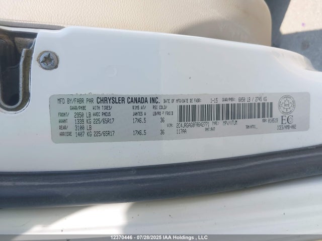 RAM Cargo Van 2015 2C4JRGAG8FR642771 Image 19