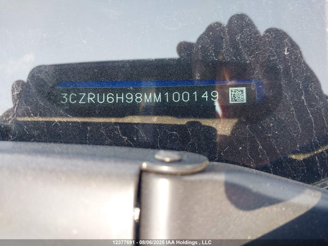3CZRU6H98MM100149 Honda r18z9