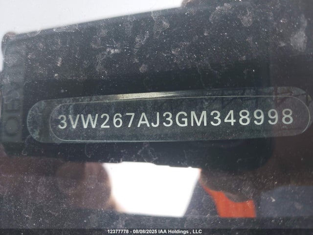3VW267AJ3GM348998 Volkswagen 1.4t