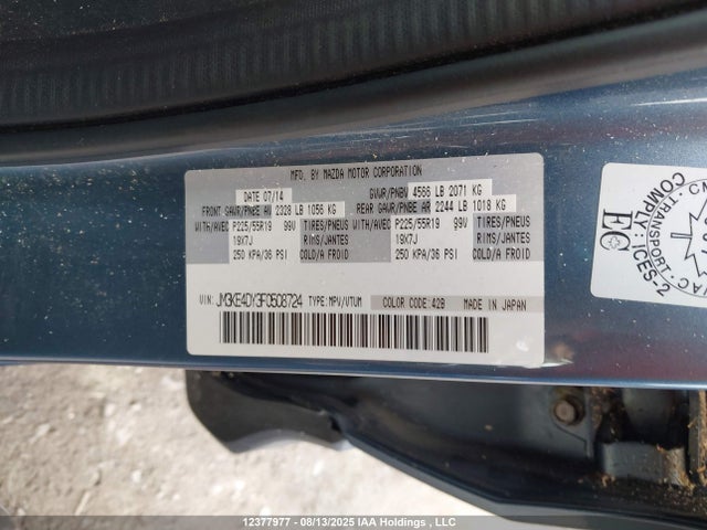 Mazda py 2015 JM3KE4DY3F0508724 Image 17