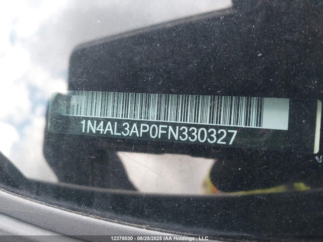 Aukcja sprzedaży 2015 Nissan Altima 2.5/s/sv/sl, vin: 1N4AL3AP0FN330327, numer aukcji: 12378030