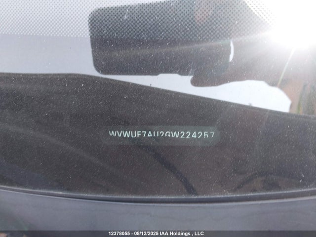 WVWUF7AU2GW224257 Volkswagen 2.0t