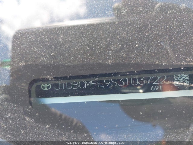 Toyota 2zr-fxe 2025 JTDBCMFE9S3103722 Image 9