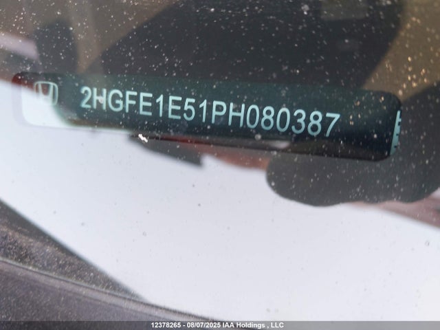 Honda l15ca 2023 2HGFE1E51PH080387 Image 9
