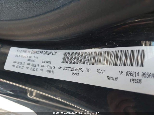 1C3CCCDG9FN548771 Chrysler 2015