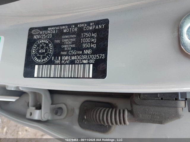 Hyundai mpi nu pe 2024 KMHLM4DG3RU702573 Image 19