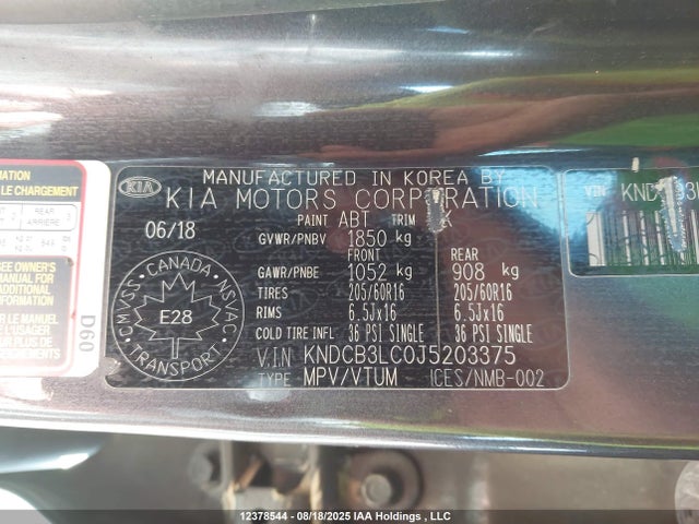 KIA gdi 2018 KNDCB3LC0J5203375 Image 19
