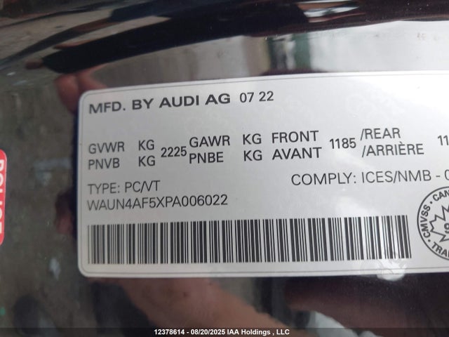 Audi S5 2023 WAUN4AF5XPA006022 Image 9