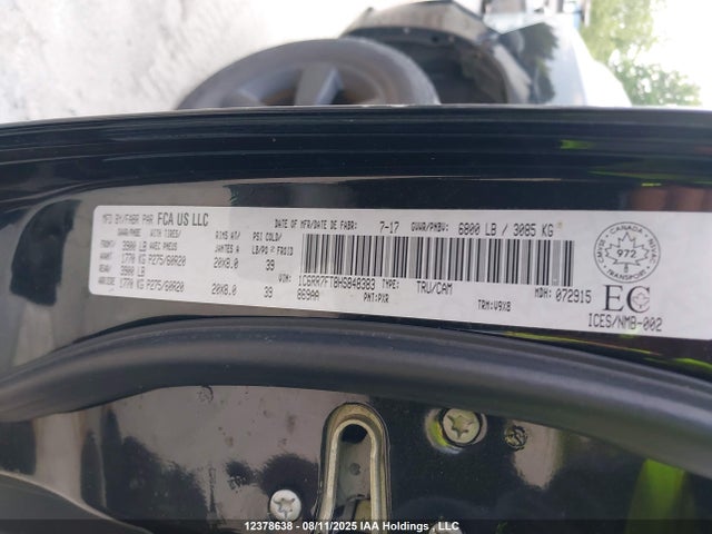 RAM 1500 2017 1C6RR7FT8HS848383 Image 9