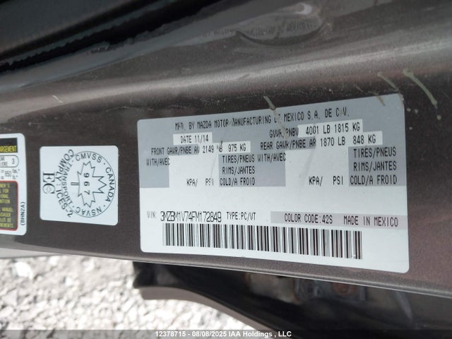 Mazda pe 2015 3MZBM1V74FM172849 Image 18