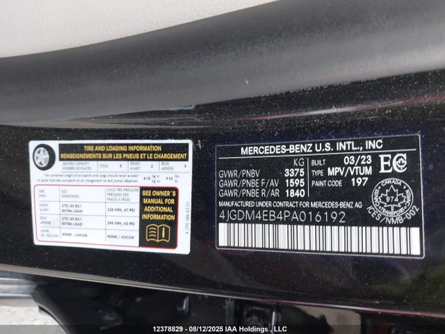 Mercedes-Benz ed 2023 4JGDM4EB4PA016192 Image 18