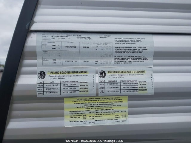 5ZT2CAVB5NX023657 Coachmen Catalina