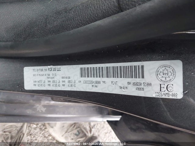 1C3CCCCG5GN186988 Chrysler 2016