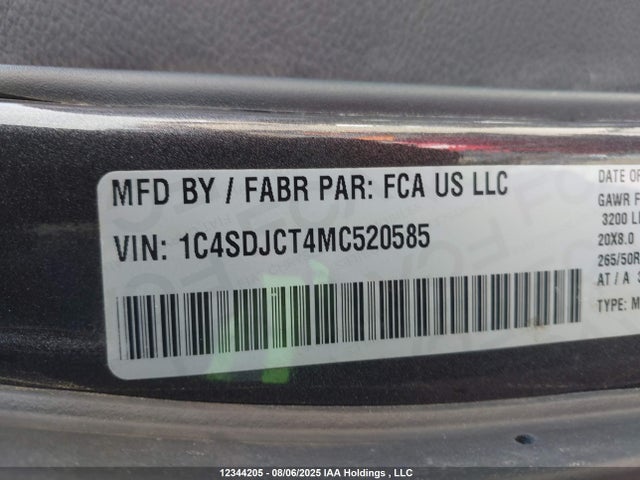 Dodge Durango 2021 1C4SDJCT4MC520585 Image 19