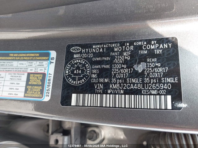 Hyundai gdi nu 2020 KM8J2CA48LU265940 Image 18