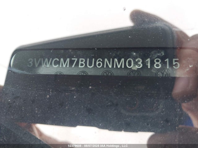 3VWCM7BU6NM031815 Volkswagen 1.5 tsi