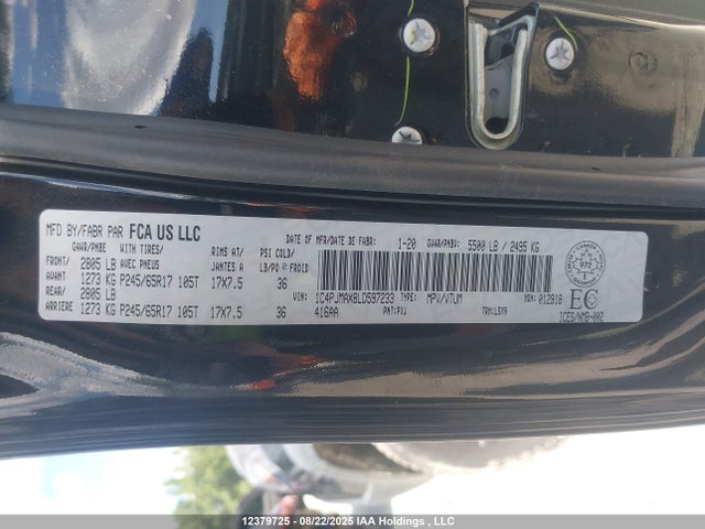 Jeep Cherokee Upland Ii 2020 1C4PJMAX8LD597233 Image 9