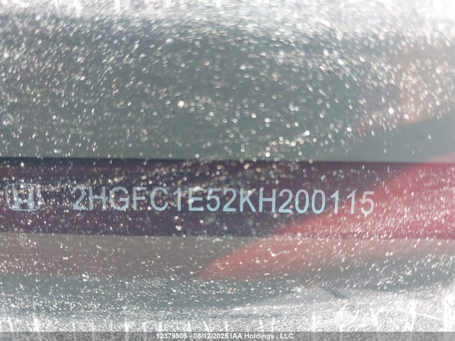 Honda l15b7 2019 2HGFC1E52KH200115 Image 19