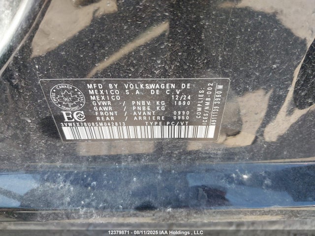 3VWEX7BU8SM042813 Volkswagen tsi