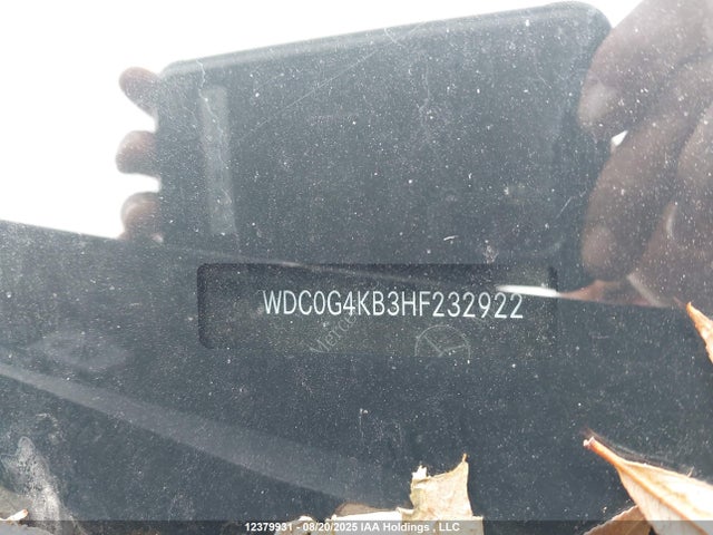 WDC0G4KB3HF232922 Mercedes-Benz m274