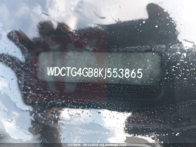 WDCTG4GB8KJ553865 Mercedes-Benz 270