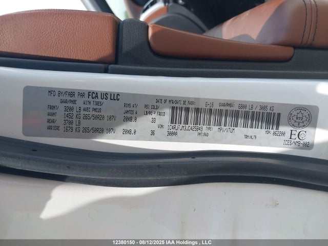 Jeep Grand Cherokee 2018 1C4RJFJM3JC425849 Image 9