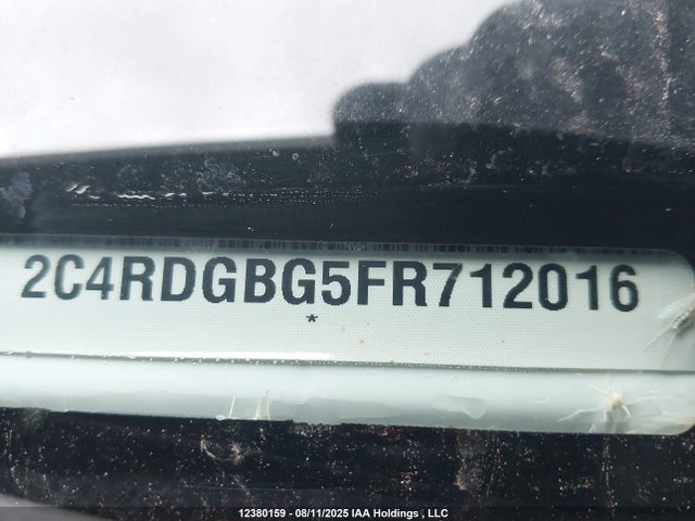 2C4RDGBG5FR712016 Dodge Grand Caravan
