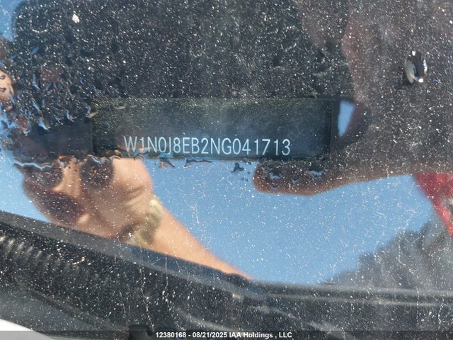 W1N0J8EB2NG041713 Mercedes-Benz m274