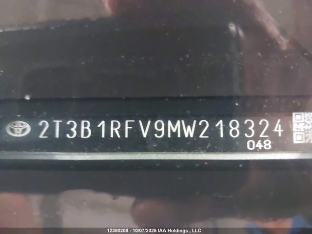 Toyota a25a-fks 2021 2T3B1RFV9MW218324 Image 20