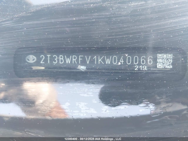 2T3BWRFV1KW040066 Toyota a25-fxz, 3nm+4nm