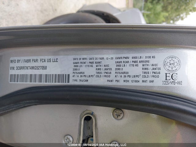 RAM 1500 2021 3C6RR7KT4MG527058 Image 9