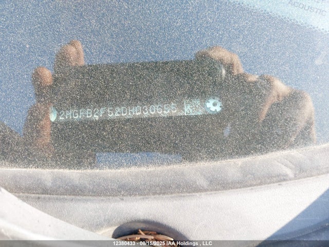 2013 Honda Civic Ex 4dr მანქანა იყიდება აუქციონზე, vin: 2HGFB2F52DH030655, აუქციონის ნომერი: 12380433