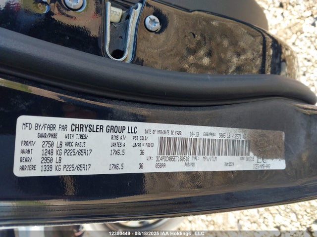 Dodge 2014 2014 3C4PDCAB5ET160518 Image 9
