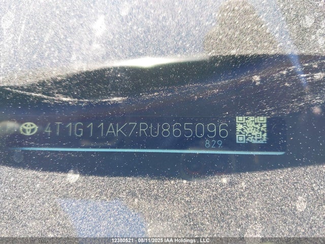 4T1G11AK7RU865096 Toyota a25a-fks