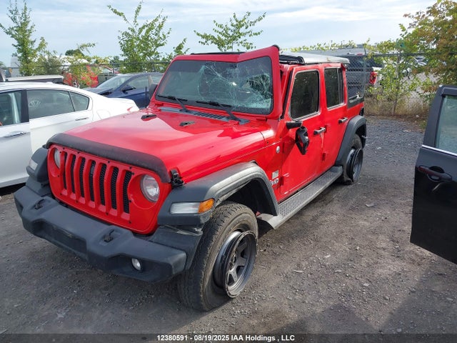 2018 Jeep Wrangler Unlimited Sport მანქანა იყიდება აუქციონზე, vin: 1C4HJXDN9JW213882, აუქციონის ნომერი: 12380591